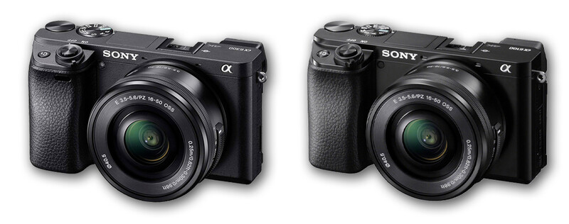 Sony a6300 and a6100