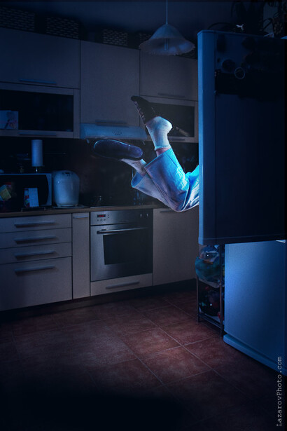 The firdge - a funny night-eating-themed picture
