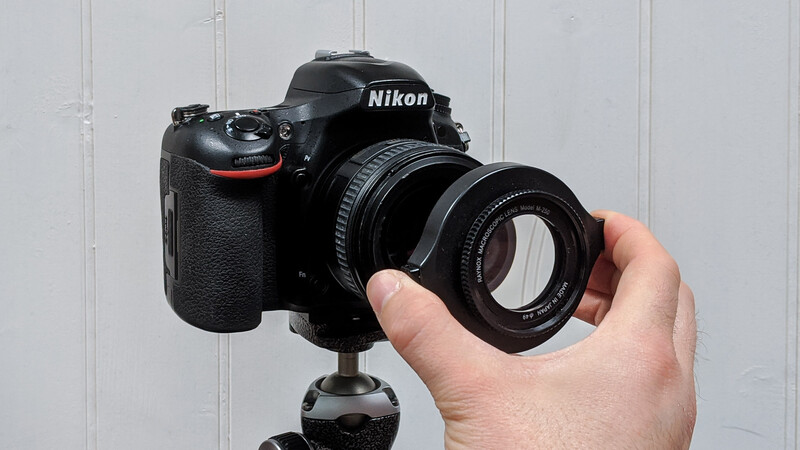 A filter for close-up photography