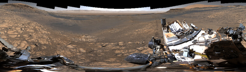 Curiosity rover's 1.8 billion pixel image of mars