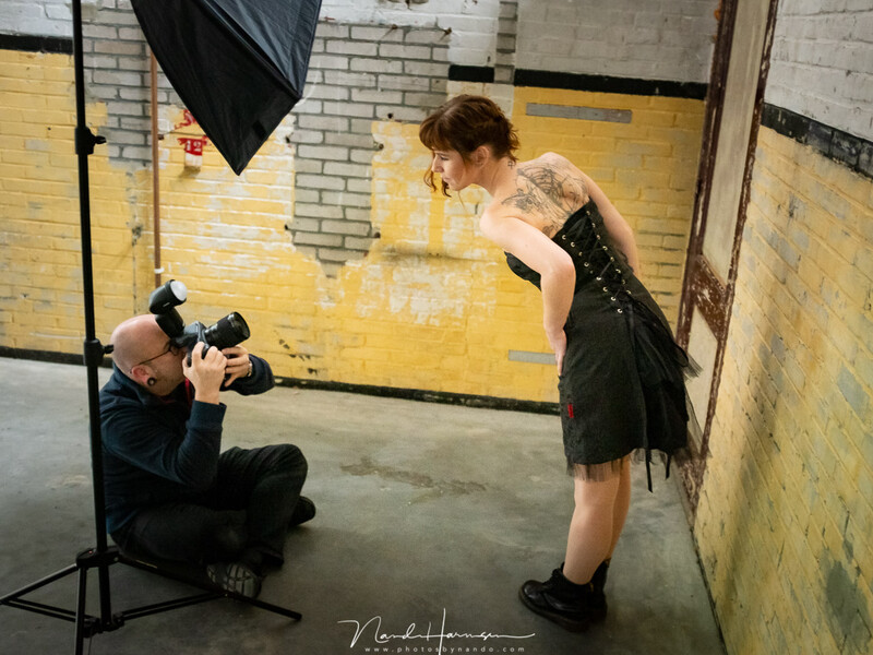 Shooting with primes during a model shoot. Changing the distance will change how large or small the model will be in the frame, but it is not the same as changing focal length to manipulate the size of the model.