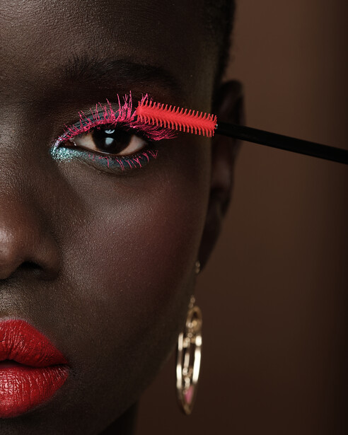 Beauty, Dark Skin, Closeup, Makeup