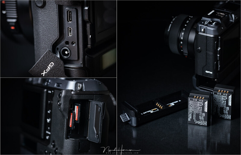 An overview of the connections, card slots and battery compartiment. Just to have an idea how everything looks.