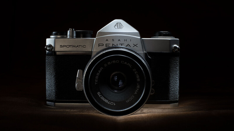 Finished product shot of SLR