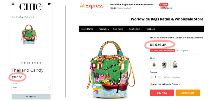 Thailand Candy handbag price comparison