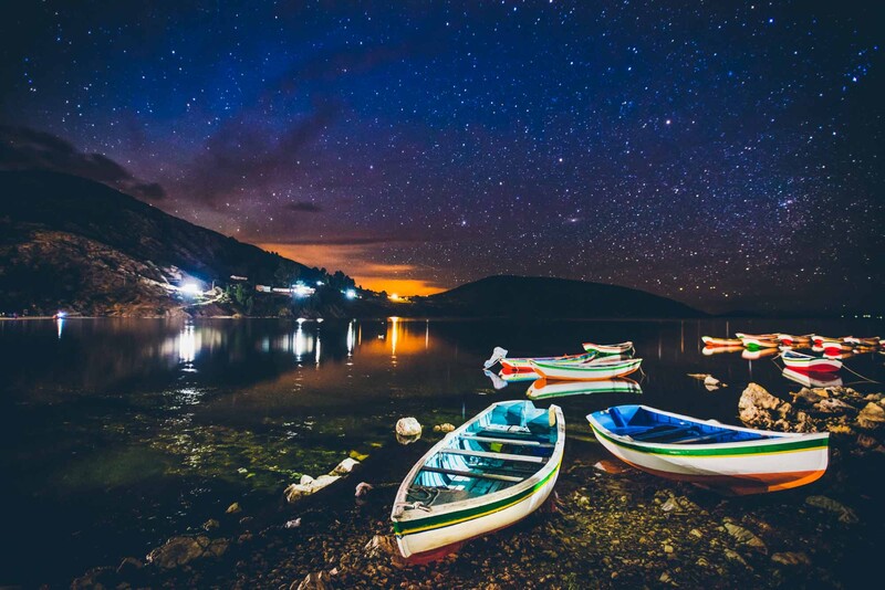 Light-painted rowboats on the Isla del Sol in Lake Titicaca, Bolivia, 2014. After shooting a wedding just after the new year, I spent four weeks traveling, my first intentionally solo trip.