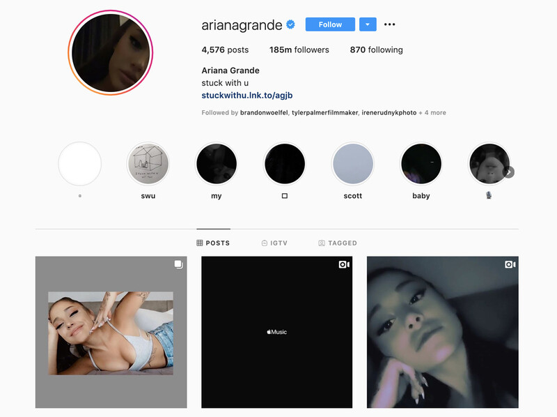 Ariana Grande Instagram