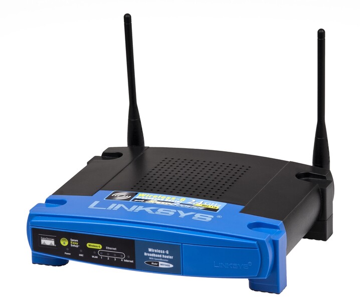 A common wireless 2.4 GHz router