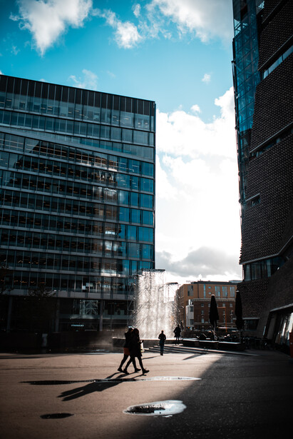 Office buildings in London