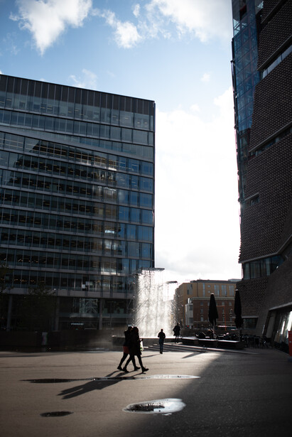 High rise office buildings in London