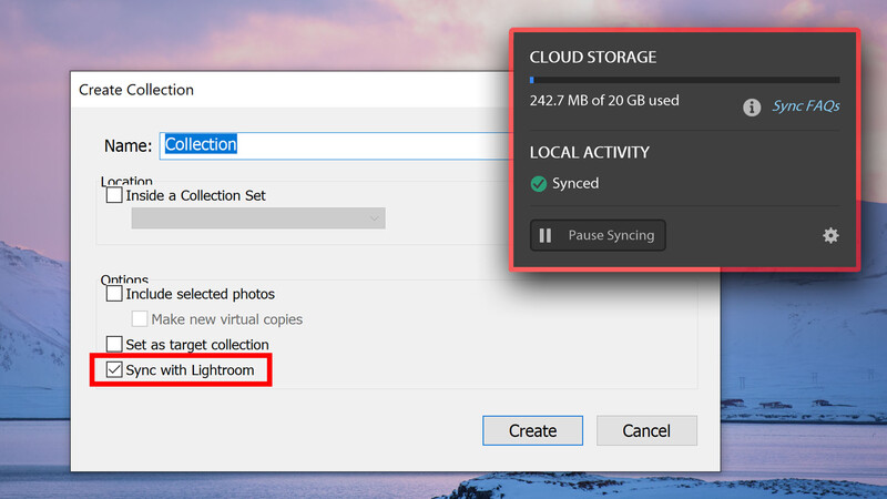 Smart collections synchronize screenshot