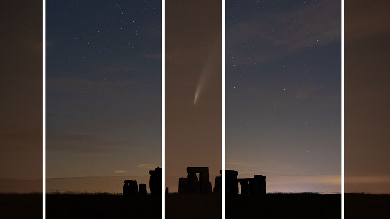 Comet white balance example