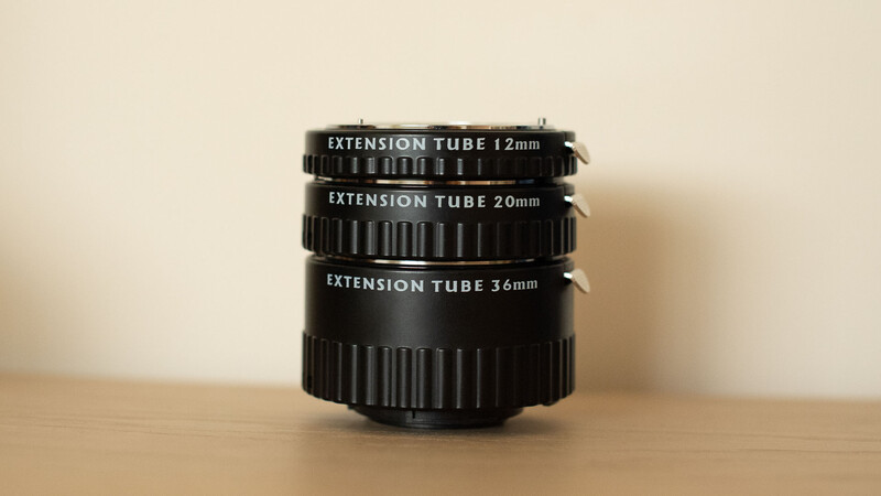 Opteka extension tubes image