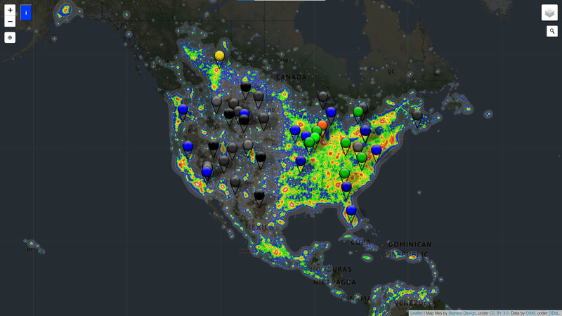 Dark site finder website