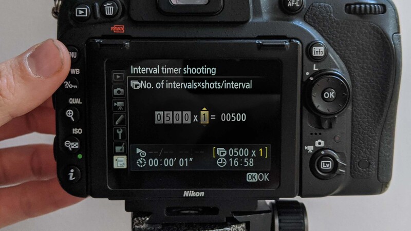 Interval timer shooting control
