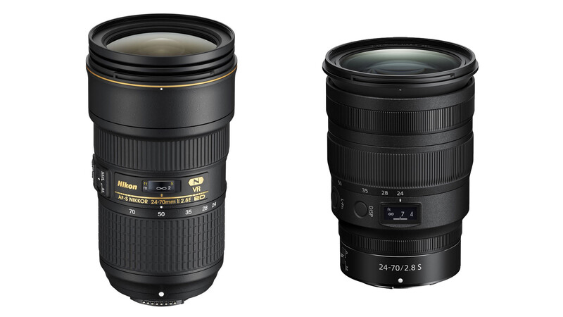 Two Nikon lenses side by side