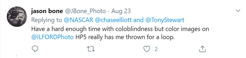Colorblind reply twitter comment