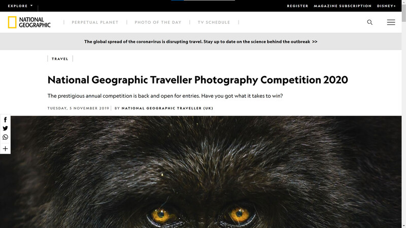 National Geographic Traveller Competition screenshot