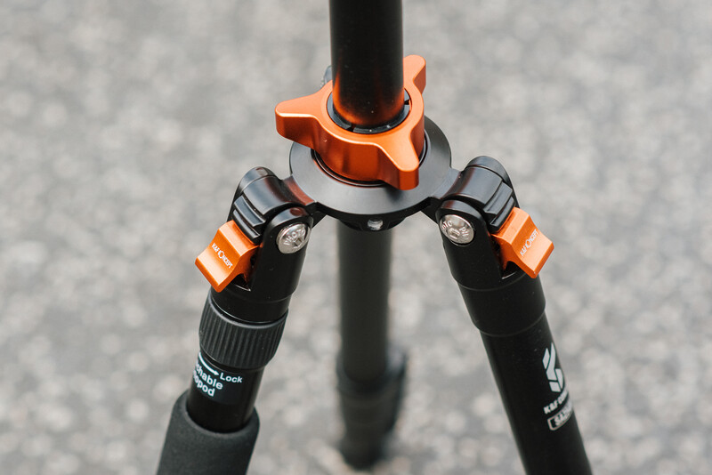 Locking mechanism of a tripod.