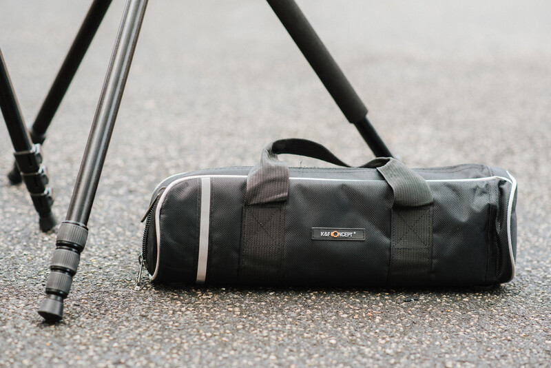 Bag for a tripod.