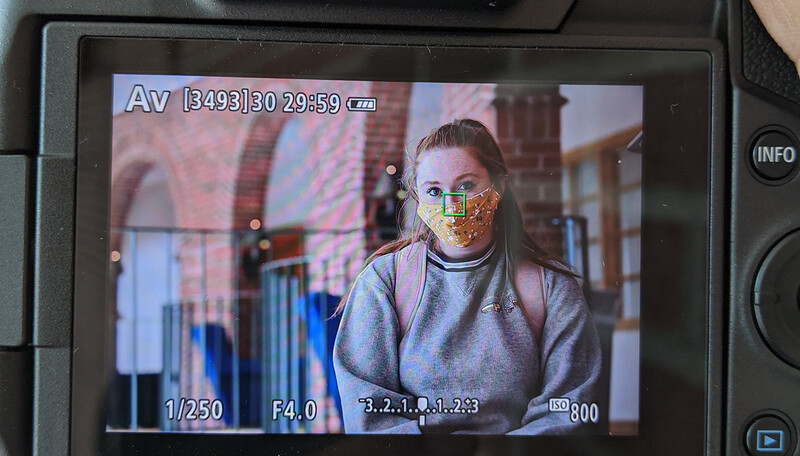 Eye-detection on my EOS R worked inconsistently once a mask was introduced.