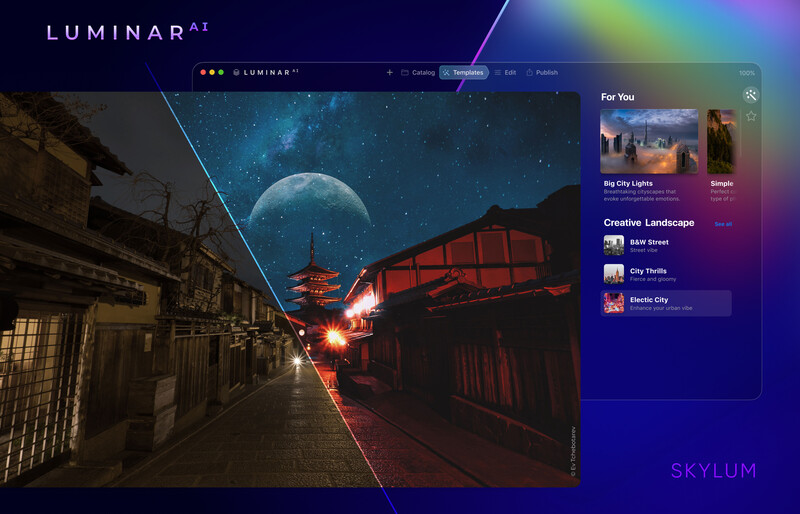 Luminar AI screenshot