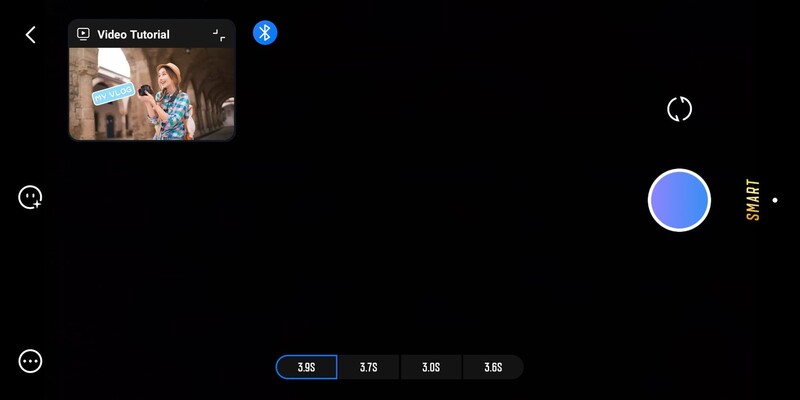 Zhiyun Smooth-XS gimbal app screenshot.