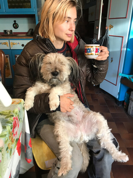 Zofia and Stefan on holiday