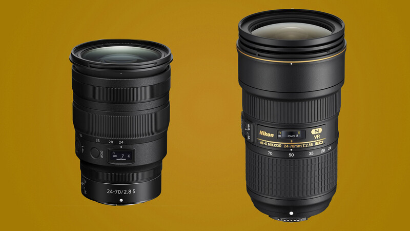 Mirrorless and DSLR lens comparison
