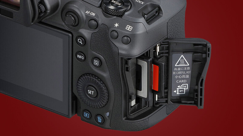 Hot warning sticker on camera