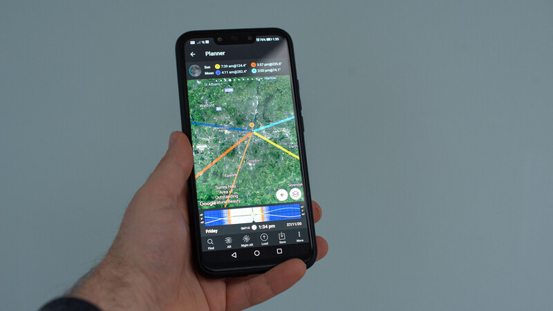 PhotoPills app on smartphone