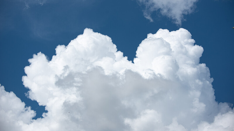 Clouds high in the sky