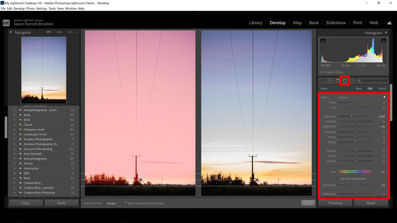 Graduated filter lightroom classic