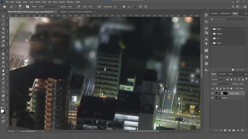 Mask tall buildings