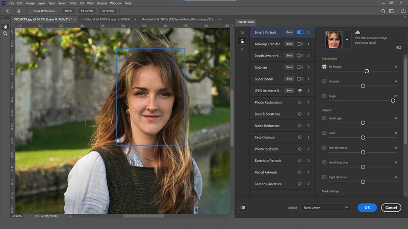Be happy filter in photoshop