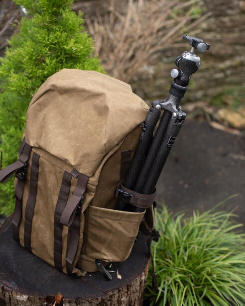 Tripod pouch on bag