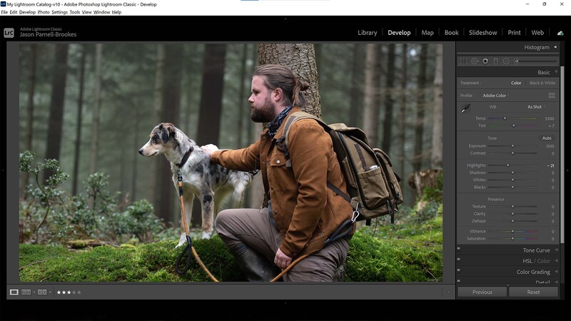 Reduced the highlights in the photo