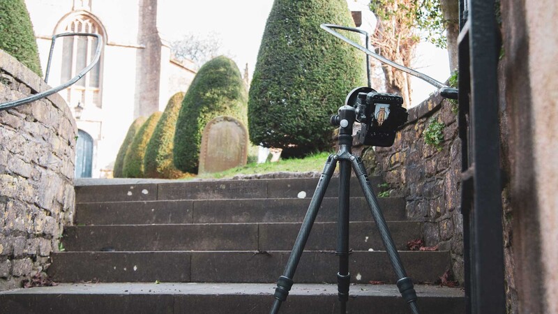 Low angle shooting church