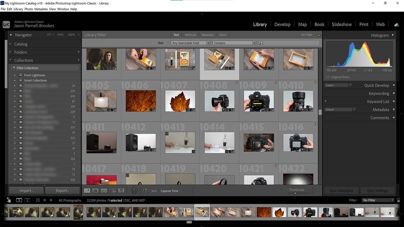 Collections and smart collections in Lightroom