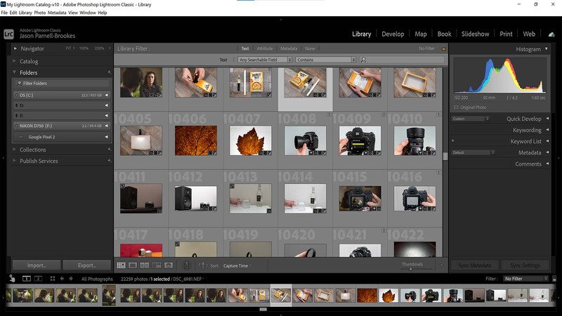 Folders and storage in Lightroom