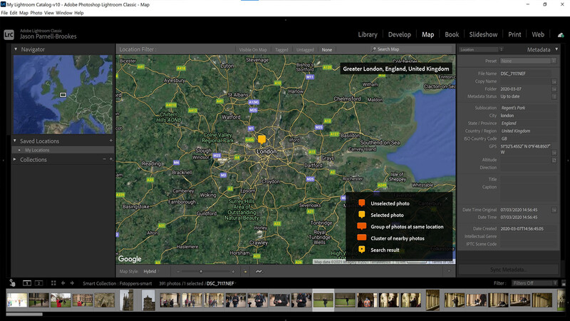 Geotag images in Lightroom