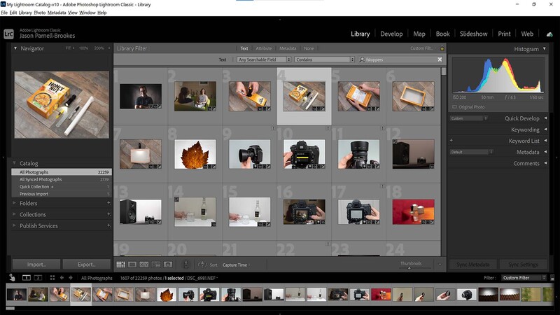 Search for photos using keywords