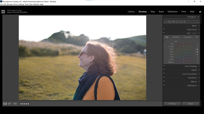HSL/Color panel in Lightroom