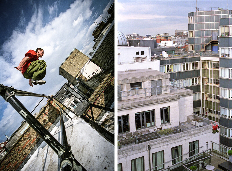 Parkour photos from London, 2005