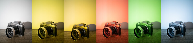 Six shots of a fujifilm camera.