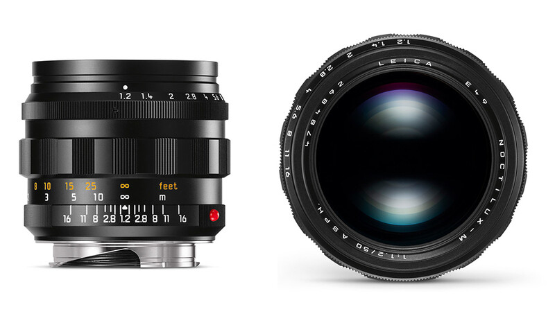 Black Leica Noctilux-M 50 lens