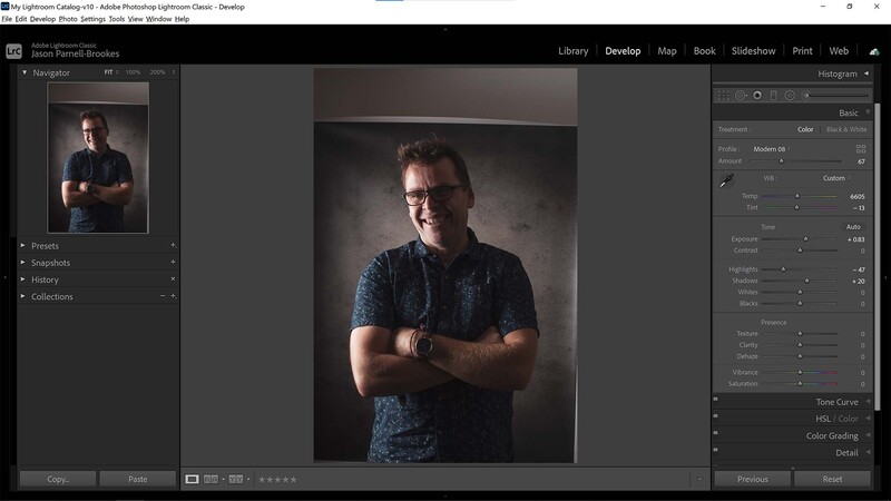 Tonal adjustment in lightroom