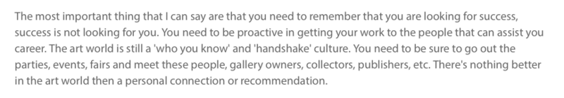 A screenshot of a portfolio review feedback.