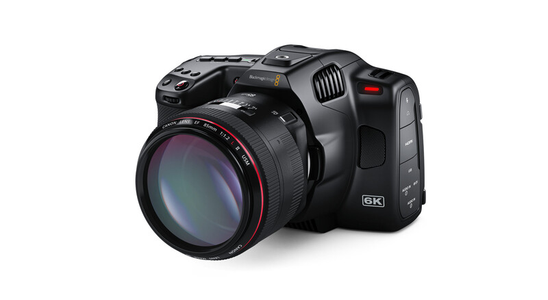 Close up of Blackmagic Pocket Cinema Camera 6K Pro