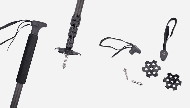 Gearing tripod hiking set